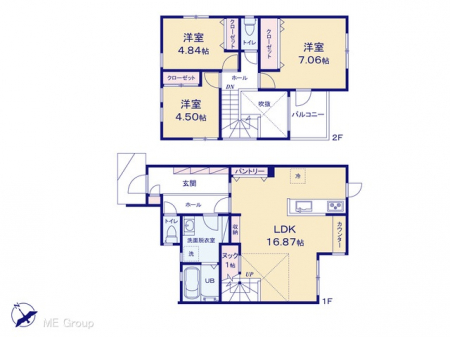 �@�Ԏ�聟No.1���`Floor plan�`�@�}�ʂƈقȂ�ꍇ�͌�����D��