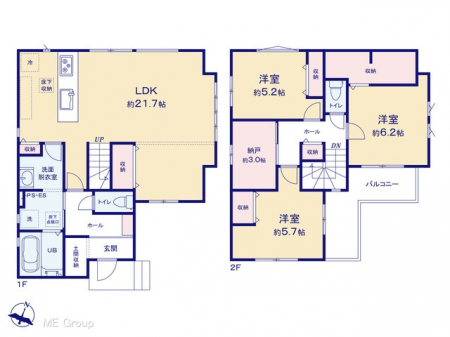 �@�Ԏ��`Floor plan�`�@�}�ʂƈقȂ�ꍇ�͌�����D��