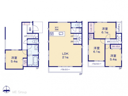 �@�Ԏ�聟�P�������`Floor plan�`�@�}�ʂƈقȂ�ꍇ�͌�����D��