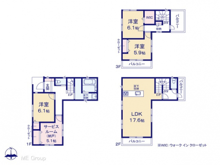 �@�Ԏ�聟�Q�������`Floor plan�`�@�}�ʂƈقȂ�ꍇ�͌�����D��