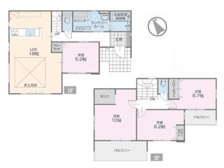 �@�Ԏ��`Floor plan�`�@�}�ʂƈقȂ�ꍇ�͌�����D��v���܂��B