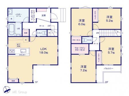 �@�Ԏ��`Floor plan�`�@�}�ʂƈقȂ�ꍇ�͌�����D��