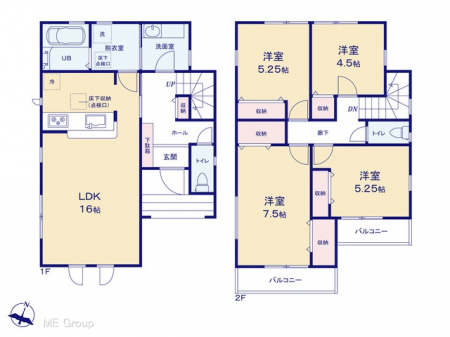 �@�Ԏ�聟�Q�������`Floor plan�`�@�}�ʂƈقȂ�ꍇ�͌�����D��