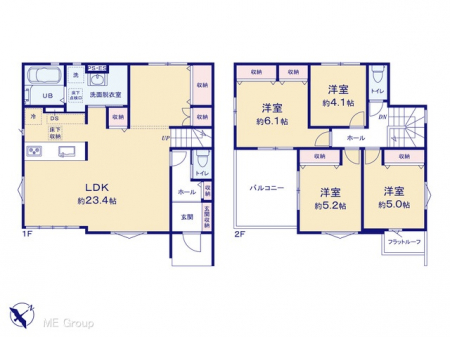 �@�Ԏ��`Floor plan�`�@�}�ʂƈقȂ�ꍇ�͌�����D��