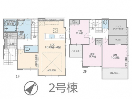 �@�Ԏ�聟2�������`Floor plan�`�}�ʂƈقȂ�ꍇ�͌�����D��  