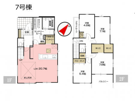 �@�Ԏ�聟7�������`Floor plan�`�}�ʂƈقȂ�ꍇ�͌�����D��  