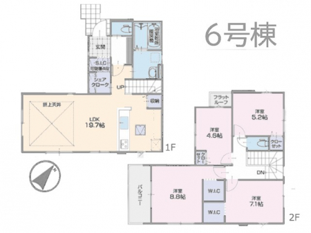 �@�Ԏ�聟6�������`Floor plan�`�}�ʂƈقȂ�ꍇ�͌�����D��  