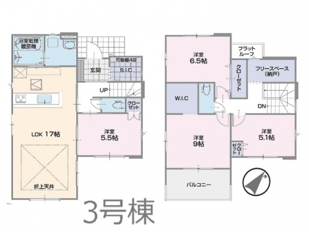 �@�Ԏ�聟3�������`Floor plan�`�}�ʂƈقȂ�ꍇ�͌�����D��  