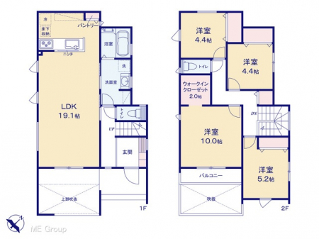�@�Ԏ�聟No.3���`Floor plan�`�@�}�ʂƈقȂ�ꍇ�͌�����D��
