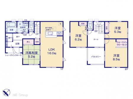 �@�Ԏ��`Floor plan�`�@�}�ʂƈقȂ�ꍇ�͌�����D��