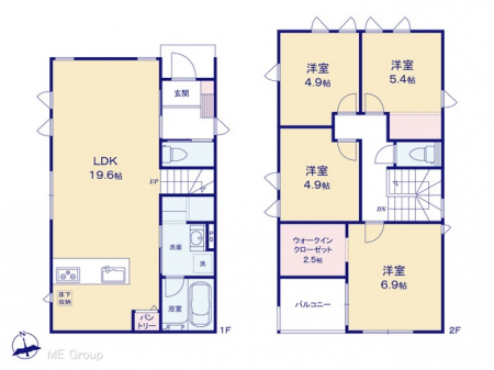 �@�Ԏ�聟No.1���`Floor plan�`�@�}�ʂƈقȂ�ꍇ�͌�����D��