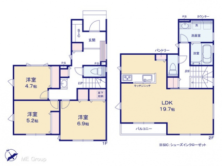 �@�Ԏ��`Floor plan�`�@�}�ʂƈقȂ�ꍇ�͌�����D��