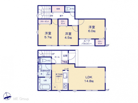 �@�Ԏ�聟�Q�������`Floor plan�`�@�}�ʂƈقȂ�ꍇ�͌�����D��