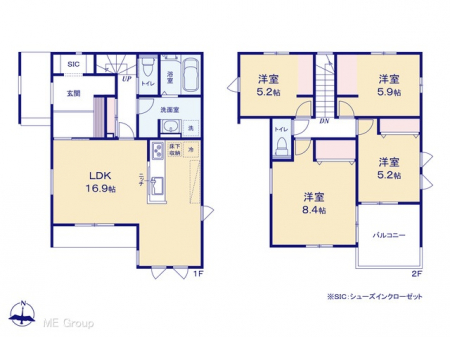 �@�Ԏ��`Floor plan�`�@�}�ʂƈقȂ�ꍇ�͌�����D��