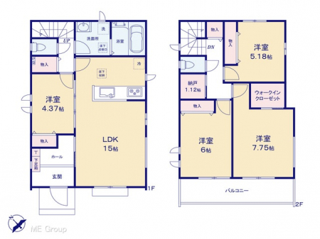 �@�Ԏ�聟B�������`Floor plan�`�@�}�ʂƈقȂ�ꍇ�͌�����D��