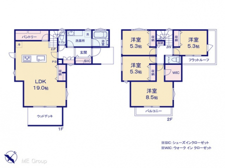 �@�Ԏ�聟3�������`Floor plan�`�}�ʂƈقȂ�ꍇ�͌�����D��    