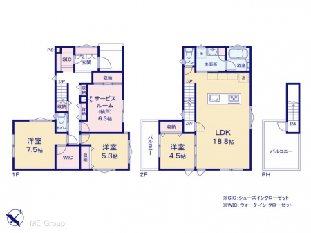 �@�Ԏ�聟1�������`Floor plan�`�}�ʂƈقȂ�ꍇ�͌�����D��  