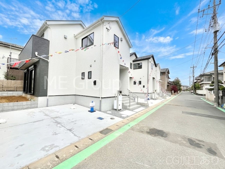 ���n�O�ώʐ^�@�O�ρ`Exterior�`�@�O�ʓ��H�F�쓌 5.8m �����@�O�ʓ��H�͊ՐÂȏZ��n���͂���Ԓʂ�̏��Ȃ����H�B���Ԃ̏o��������炭�炭�ł��I���s���_�E���n���w�̂���]�́A���C�y�ɂ��₢���킹���������I  