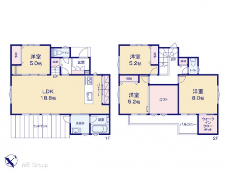 �@�Ԏ��`Floor plan�`�}�ʂƈقȂ�ꍇ�͌�����D��  