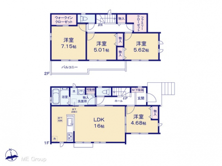 �@�Ԏ�聟B�������`Floor plan�`�@�}�ʂƈقȂ�ꍇ�͌�����D��v���܂��B
