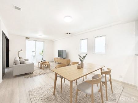 ���r���O�@������No.2���`Living�`�@�Ƒ��̐H����c���̂ق��A�q�ǂ���V�΂�����A�F�l���������肷��LDK�͏Z�܂��̒��S�B�����ԉ߂����ꏊ������A���̋�Ԃ͏Z�܂��S�̂̋��S�n�����E���܂��B���Ƌ��CG�ł�