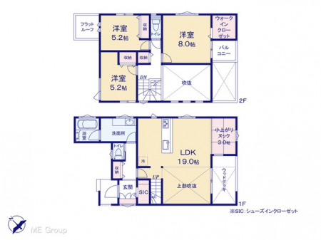 �@�Ԏ�聟�R�������`Floor plan�`�@�}�ʂƈقȂ�ꍇ�͌�����D��