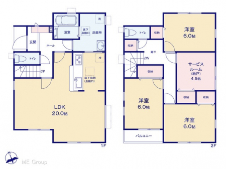 �@�Ԏ��`Floor plan�`�@�}�ʂƈقȂ�ꍇ�͌�����D��  