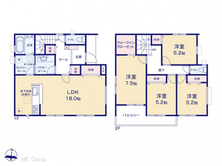 �@�Ԏ�聟�R�������`Floor plan�`�@�}�ʂƈقȂ�ꍇ�͌�����D��