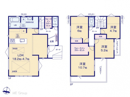 �@�Ԏ��`Floor plan�`�@�}�ʂƈقȂ�ꍇ�͌�����D��
