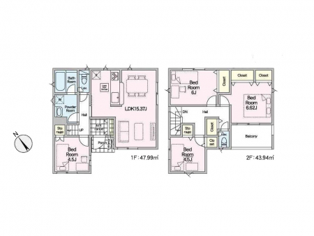 �@�Ԏ�聟�P�������`Floor plan�`�@�}�ʂƈقȂ�ꍇ�͌�����D��v���܂��B