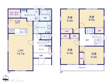 �@�Ԏ�聟�P�������`Floor plan�`�@�}�ʂƈقȂ�ꍇ�͌�����D��