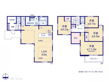 �@�Ԏ�聟�S�������`Floor plan�`�@�}�ʂƈقȂ�ꍇ�͌�����D��