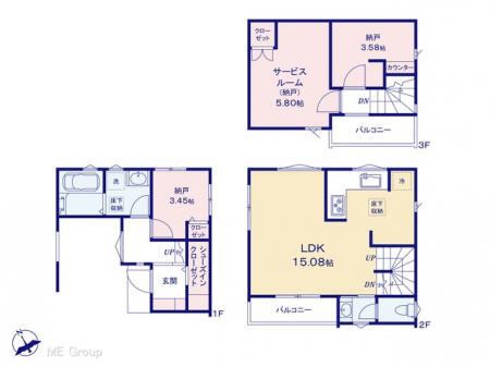 �@�Ԏ��`Floor plan�`�}�ʂƈقȂ�ꍇ�͌�����D��  