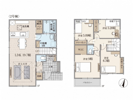 �@�Ԏ��`Floor plan�`�}�ʂƈقȂ�ꍇ�͌�����D��  