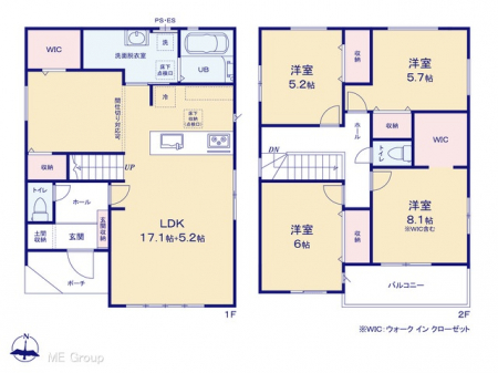 �@�Ԏ�聟�Q�������`Floor plan�`�@�}�ʂƈقȂ�ꍇ�͌�����D��