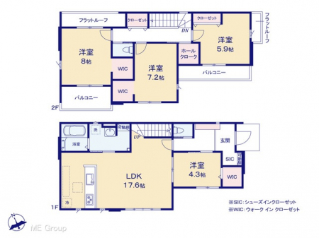 �@�Ԏ�聟1�������`Floor plan�`�}�ʂƈقȂ�ꍇ�͌�����D��  