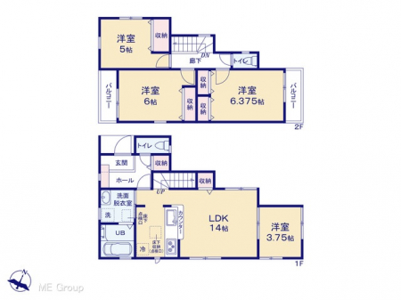 �@�Ԏ�聟5�������`Floor plan�`�}�ʂƈقȂ�ꍇ�͌�����D��  