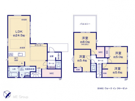 �@�Ԏ��`Floor plan�`�}�ʂƈقȂ�ꍇ�͌�����D��  