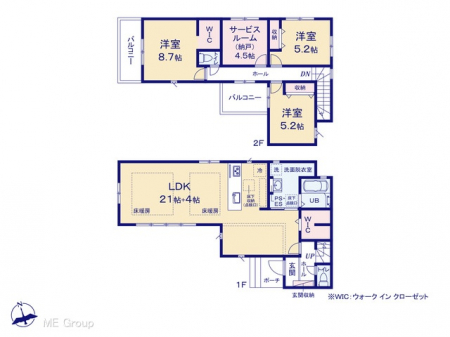 �@�Ԏ��`Floor plan�`�@�}�ʂƈقȂ�ꍇ�͌�����D��