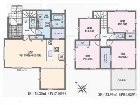 �@�Ԏ��`Floor plan�`�@�}�ʂƈقȂ�ꍇ�͌�����D��v���܂��B