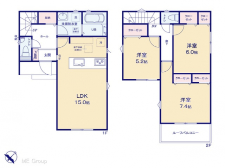 �@�Ԏ�聟�Q�������`Floor plan�`�@�}�ʂƈقȂ�ꍇ�͌�����D��