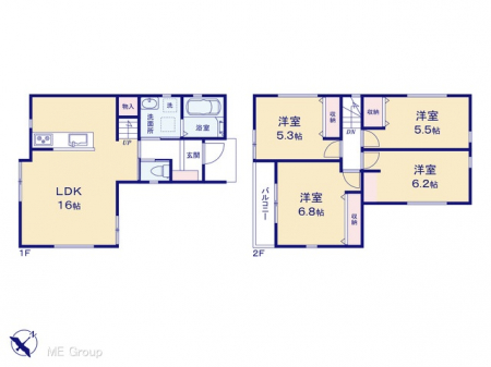�@�Ԏ��`Floor plan�`�@�}�ʂƈقȂ�ꍇ�͌�����D��