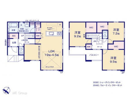 �@�Ԏ��`Floor plan�`�}�ʂƈقȂ�ꍇ�͌�����D��  