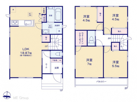 �@�Ԏ�聟L�������`Floor plan�`�@�}�ʂƈقȂ�ꍇ�͌�����D��