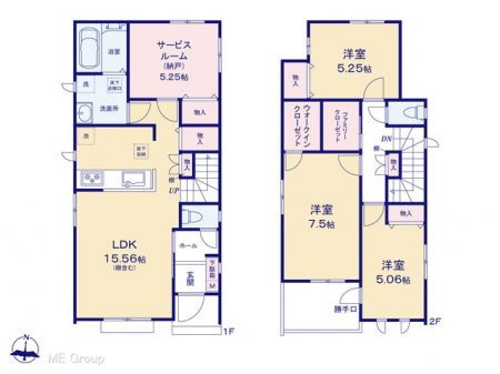 �@�Ԏ�聟K�������`Floor plan�`�@�}�ʂƈقȂ�ꍇ�͌�����D��