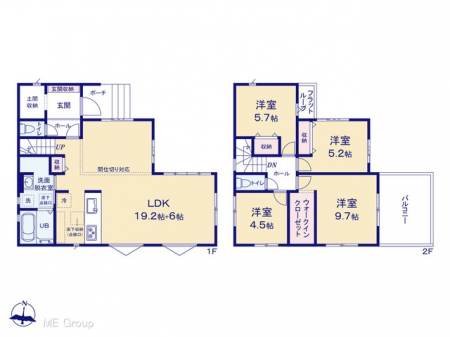 �@�Ԏ��`Floor plan�`�}�ʂƈقȂ�ꍇ�͌�����D��  