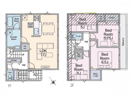 �@�Ԏ��`Floor plan�`�@�}�ʂƈقȂ�ꍇ�͌�����D��v���܂��B