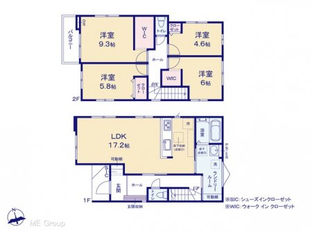 �@�Ԏ�聟�P�������`Floor plan�`�@�}�ʂƈقȂ�ꍇ�͌�����D��