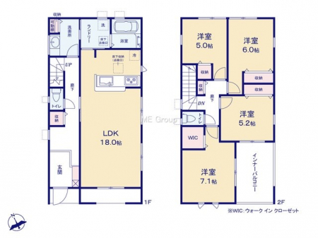 �@�Ԏ�聟4�������`Floor plan�`�}�ʂƈقȂ�ꍇ�͌�����D��    