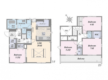 �@�Ԏ��`Floor plan�`�@�}�ʂƈقȂ�ꍇ�͌�����D��v���܂��B